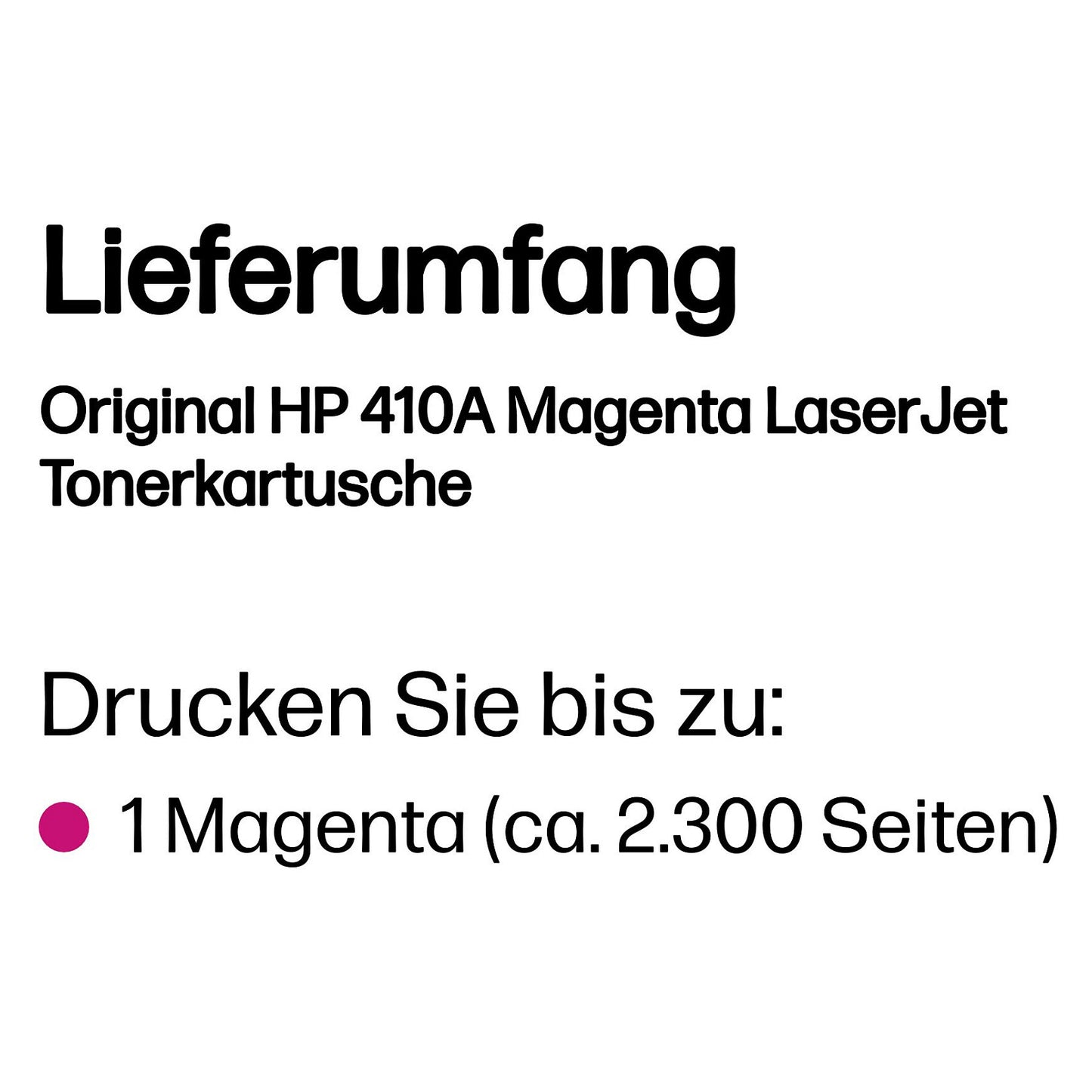HP 410A Magenta Original LaserJet Toner