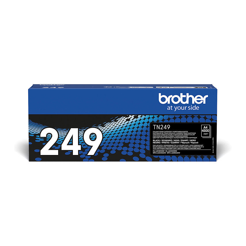 Brother Toner TN-249BK Schwarz bis zu 4.500 Seiten ISO/IEC 19798