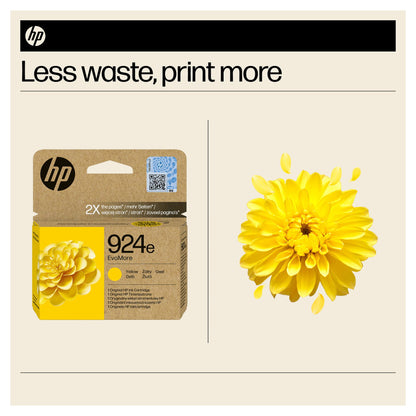 HP 924e EvoMore Yellow Original Ink Cartridge