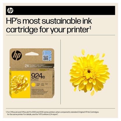 HP 924e EvoMore Yellow Original Ink Cartridge
