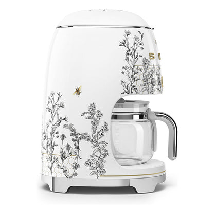 SMEG Filter-Kaffeemaschine 50s Style DCF02WHEU, weiß