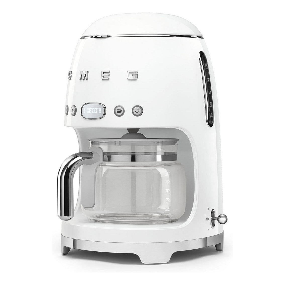 SMEG Filter-Kaffeemaschine 50s Style DCF02WHEU, weiß