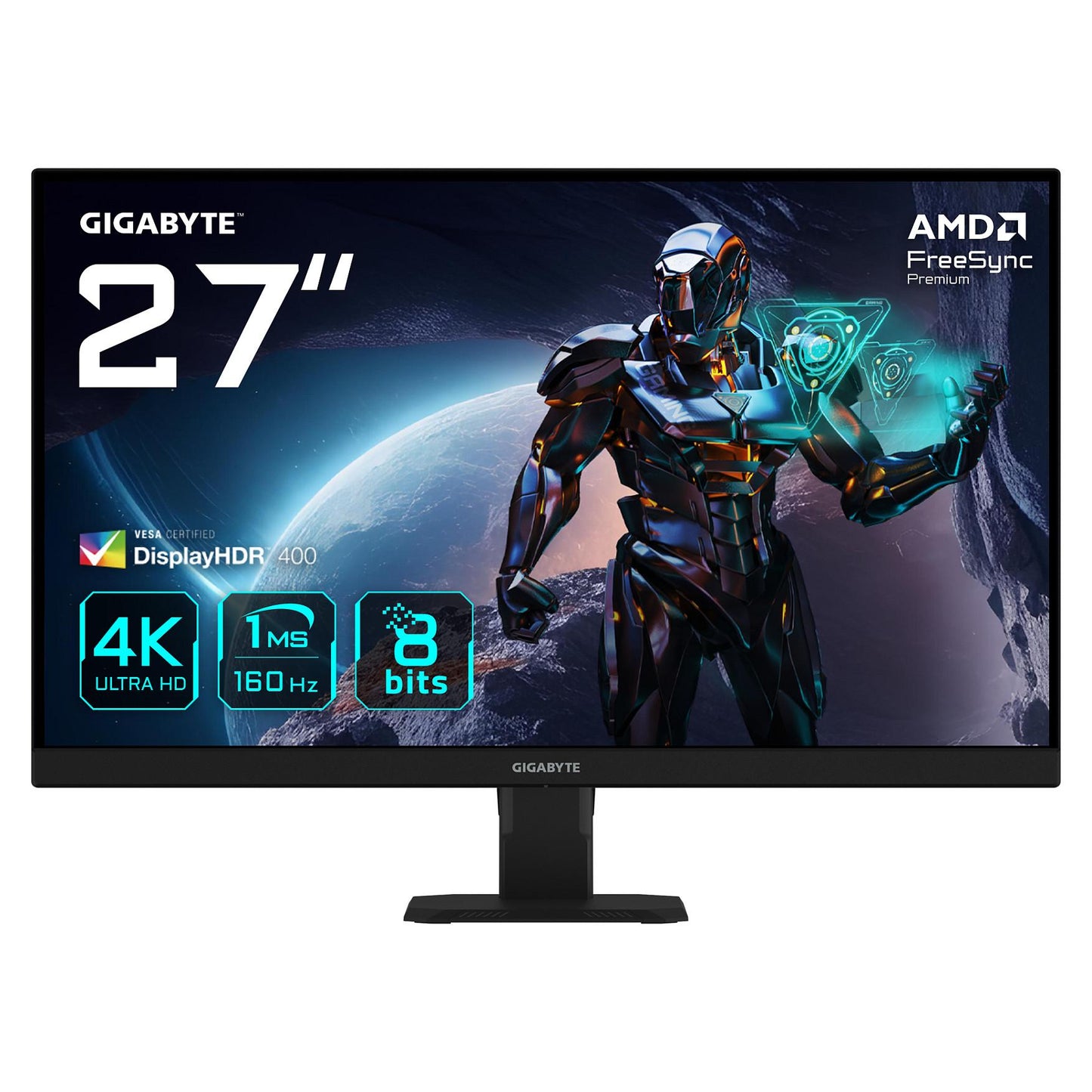 GIGABYTE GS27U EK 68,6cm 27Zoll SS IPS Monitor 3840x2160 160Hz HDR400 HDMI 2.1 x2 Display port 1.4 x1