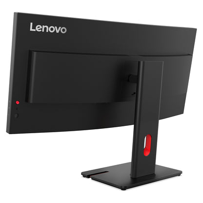 86,4cm/34" (3440x1440) Lenovo ThinkVision T34WD-40 21:9 WQHD VA Curved 4ms 120Hz HDMI DisplayPort USB-C USB-A RJ45 VESA Kensington