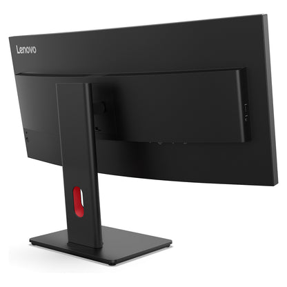 86,4cm/34" (3440x1440) Lenovo ThinkVision T34WD-40 21:9 WQHD VA Curved 4ms 120Hz HDMI DisplayPort USB-C USB-A RJ45 VESA Kensington