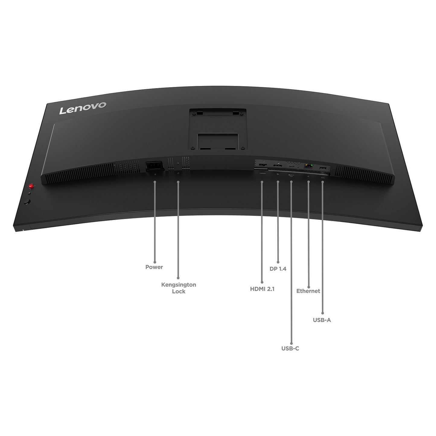 86,4cm/34" (3440x1440) Lenovo ThinkVision T34WD-40 21:9 WQHD VA Curved 4ms 120Hz HDMI DisplayPort USB-C USB-A RJ45 VESA Kensington