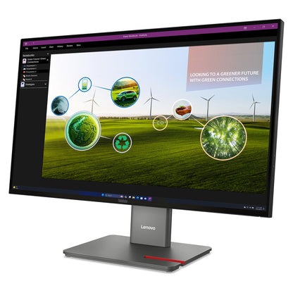 68,6cm/27" (2560x1440) Lenovo ThinkVision P27Q-40 16:9 WQHD IPS 4ms 120Hz HDMI DisplayPort USB-B USB-A USB-C VESA