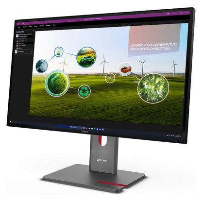68,6cm/27" (2560x1440) Lenovo ThinkVision P27Q-40 16:9 WQHD IPS 4ms 120Hz HDMI DisplayPort USB-B USB-A USB-C VESA