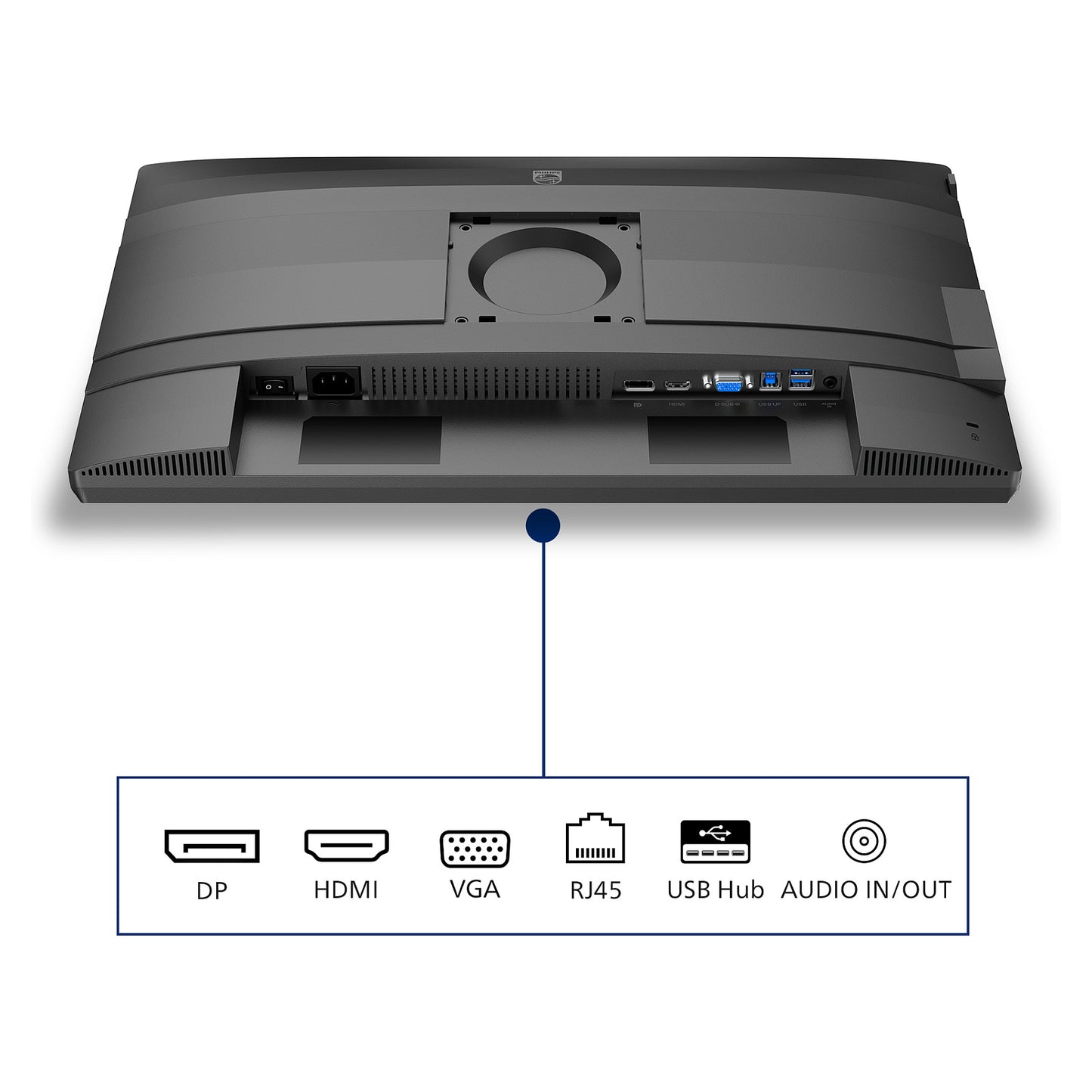 PHILIPS 24B2N4200/00 60,45cm 23,8Zoll 1920x1080 VGA HDMI DP USB