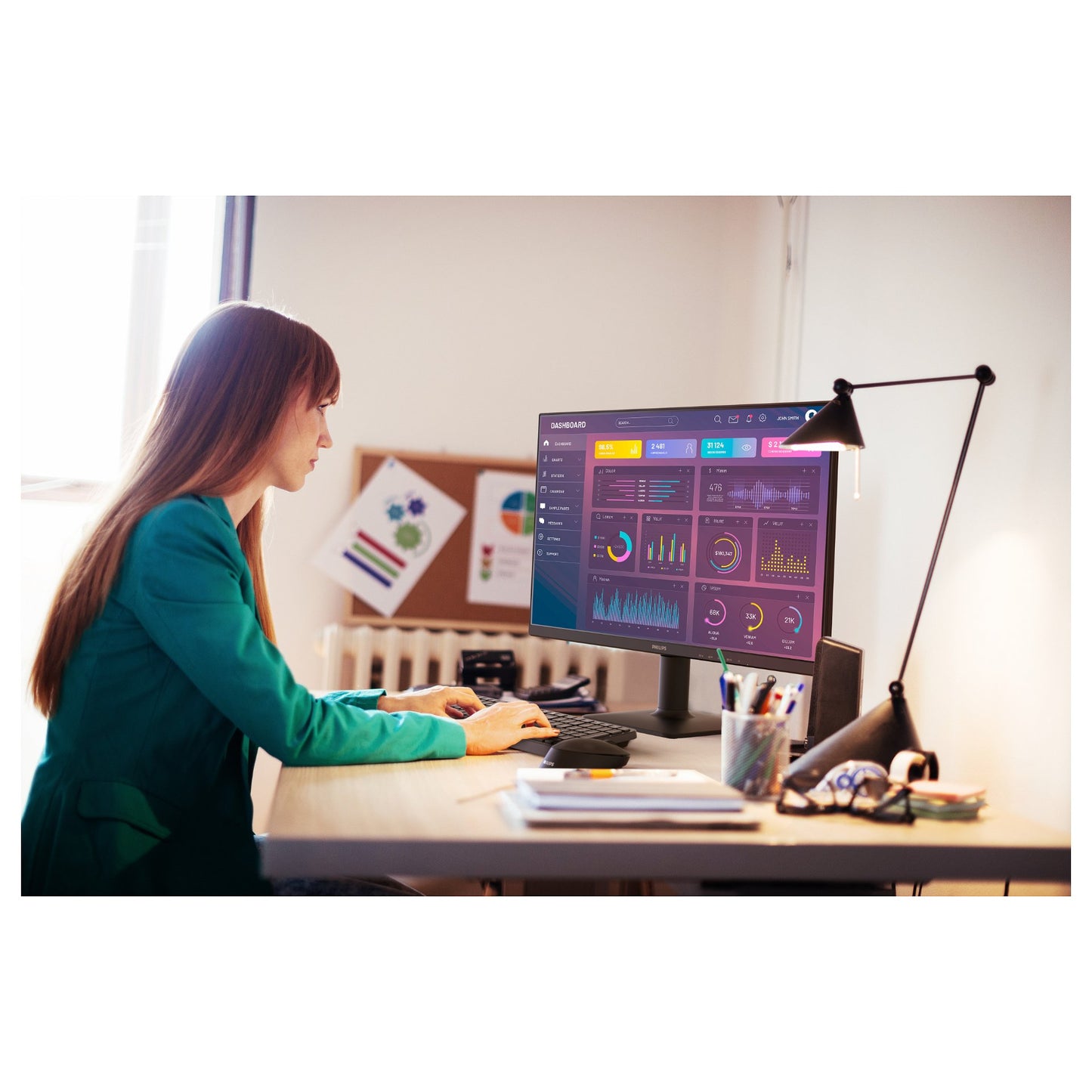 PHILIPS 27E2N1500L/00 68,58cm 27Zoll 2560x1440 HDMI DP
