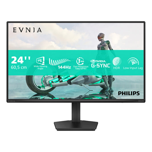 60,5cm/23,8" (1920x1080) Philips 24M2N3200NF 16:9 IPS 0,5ms 144Hz HDMI DisplayPort G-SYNC VESA Black