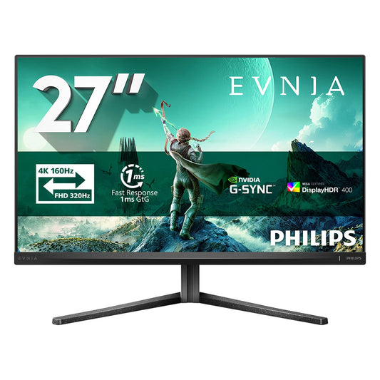 68,5cm/27" (3840x2160) Philips Evnia 27M2N3800A/00 16:9 FastIPS 1ms 160Hz HDMI2.1 DisplayPort1.4 Speaker AdaptiveSync HDR400 Black