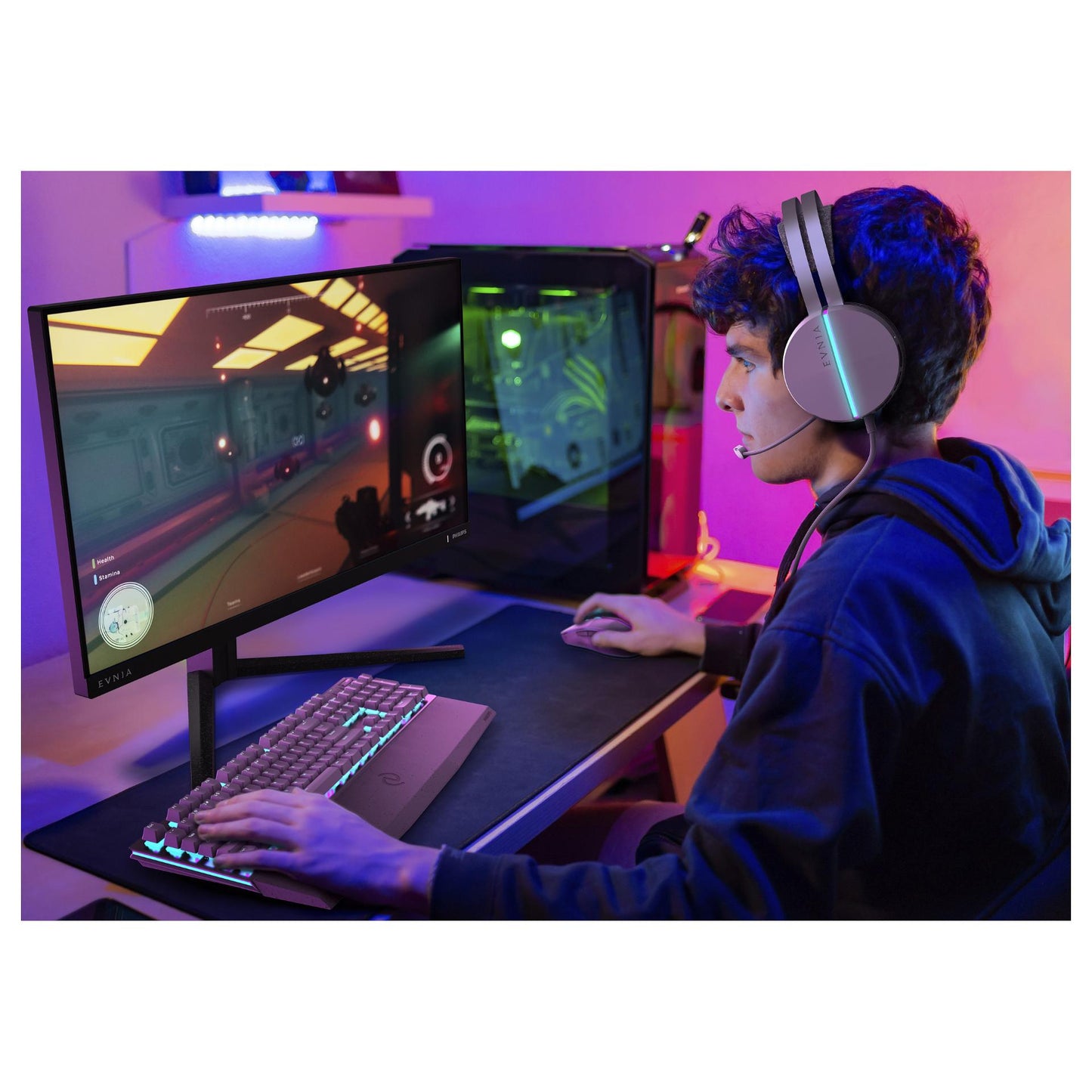 68,5cm/27" (3840x2160) Philips Evnia 27M2N3800A/00 16:9 FastIPS 1ms 160Hz HDMI2.1 DisplayPort1.4 Speaker AdaptiveSync HDR400 Black
