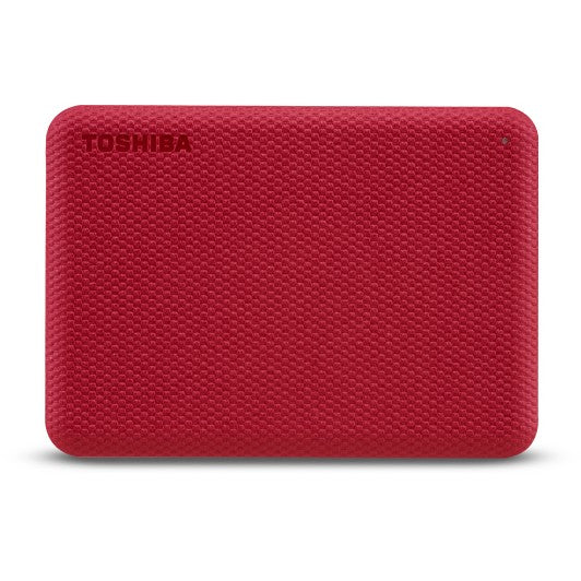 Toshiba Storage Canvio Advance 1 TB, Externe Festplatte (rot, Micro-USB-B 3.2 Gen 1 (5 Gbit/s))