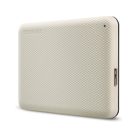 Toshiba Storage Canvio Advance 2 TB, Externe Festplatte (beige, Micro-USB-B 3.2 Gen 1 (5 Gbit/s))