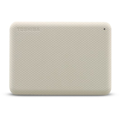 Toshiba Storage Canvio Advance 4 TB, Externe Festplatte (beige, Micro-USB-B 3.2 Gen 1 (5 Gbit/s))