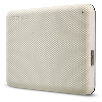 Toshiba Storage Canvio Advance 4 TB, Externe Festplatte (beige, Micro-USB-B 3.2 Gen 1 (5 Gbit/s))