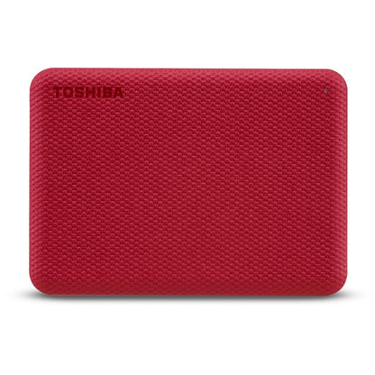 Toshiba Storage Canvio Advance 4 TB, Externe Festplatte (rot, Micro-USB-B 3.2 Gen 1 (5 Gbit/s))