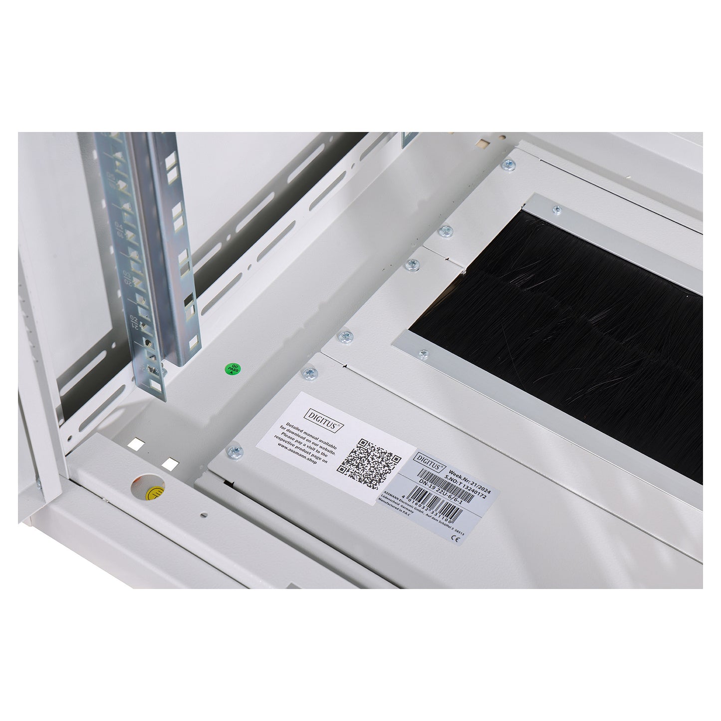 DIGITUS Netzwerkschrank Unique 22HE 1164x600x600mm grau (Speditionsversand)