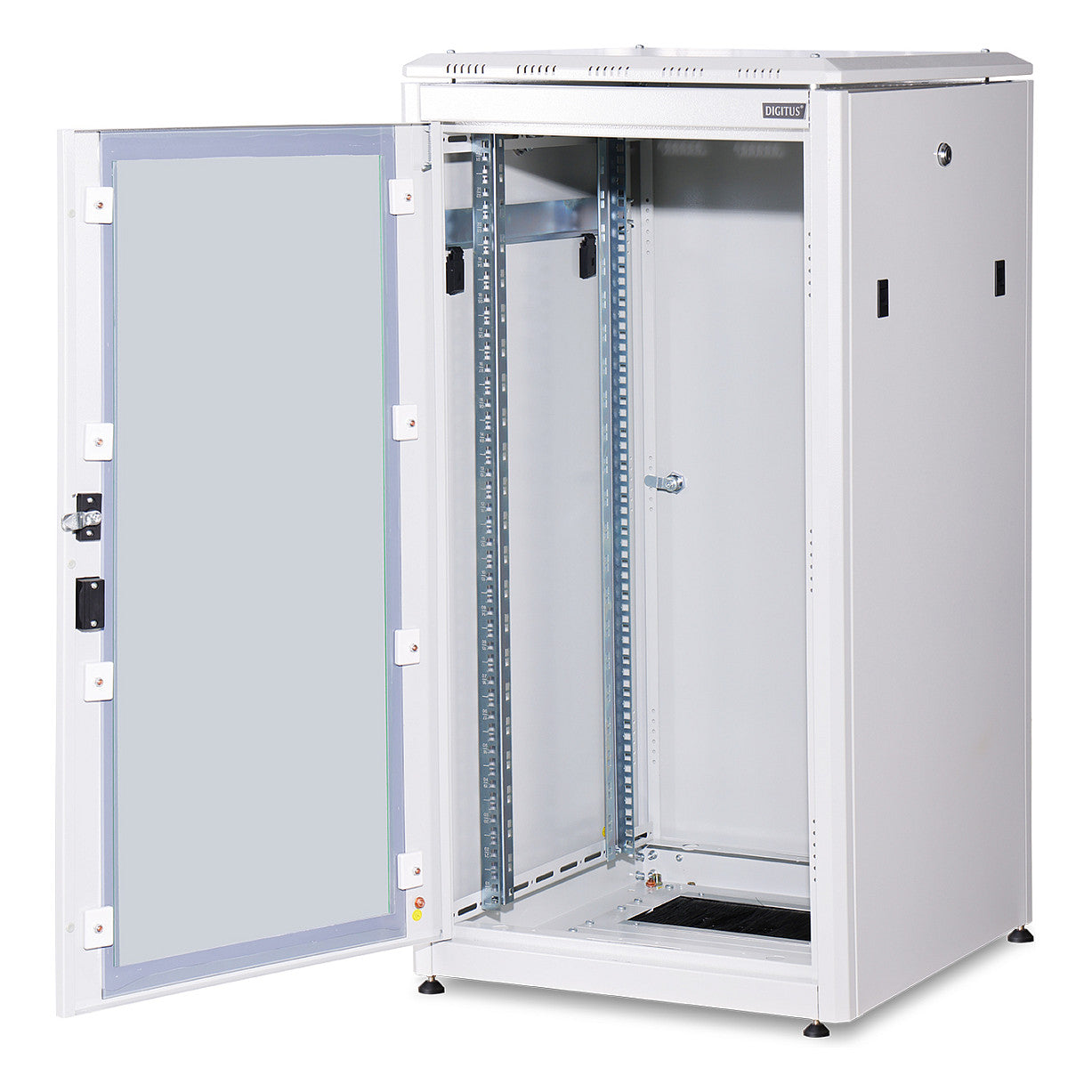 DIGITUS Netzwerkschrank Unique 22HE 1164x600x600mm grau (Speditionsversand)