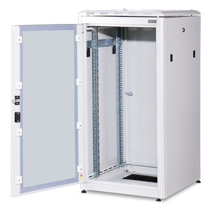 DIGITUS Netzwerkschrank Unique 22HE 1164x600x600mm grau (Speditionsversand)