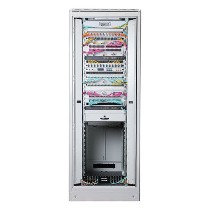 DIGITUS Netzwerkschrank Unique 42HE 2053x800x800mm grau (Speditionsversand)