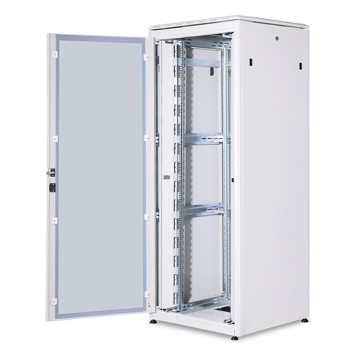 DIGITUS Netzwerkschrank Unique 42HE 2053x800x800mm grau (Speditionsversand)