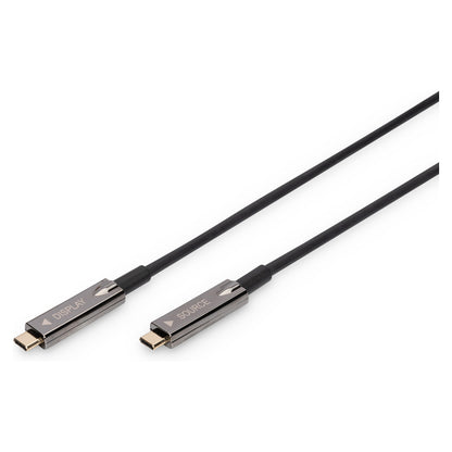 DIGITUS USB 3.1 Kabel Typ C -C St/St AOC Hybrid 4K 60Hz 20m
