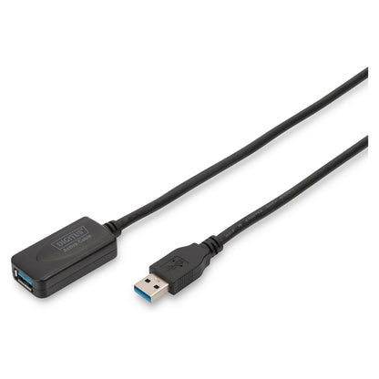 DIGITUS USB 3.0 Verlängerungskabel Typ A -A St/Bu 5.0m, sw