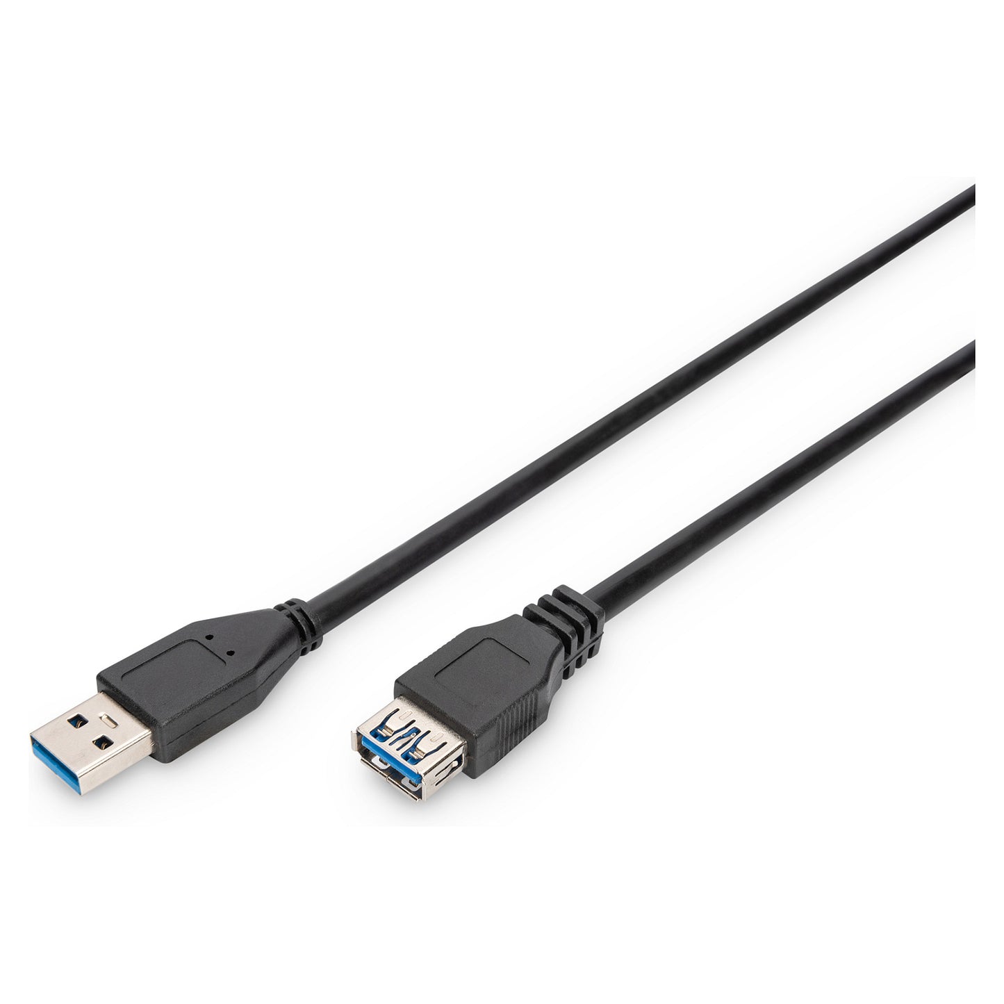 DIGITUS USB 3.0 Verlängerungskabel Typ A -A St/Bu 1.8m, sw