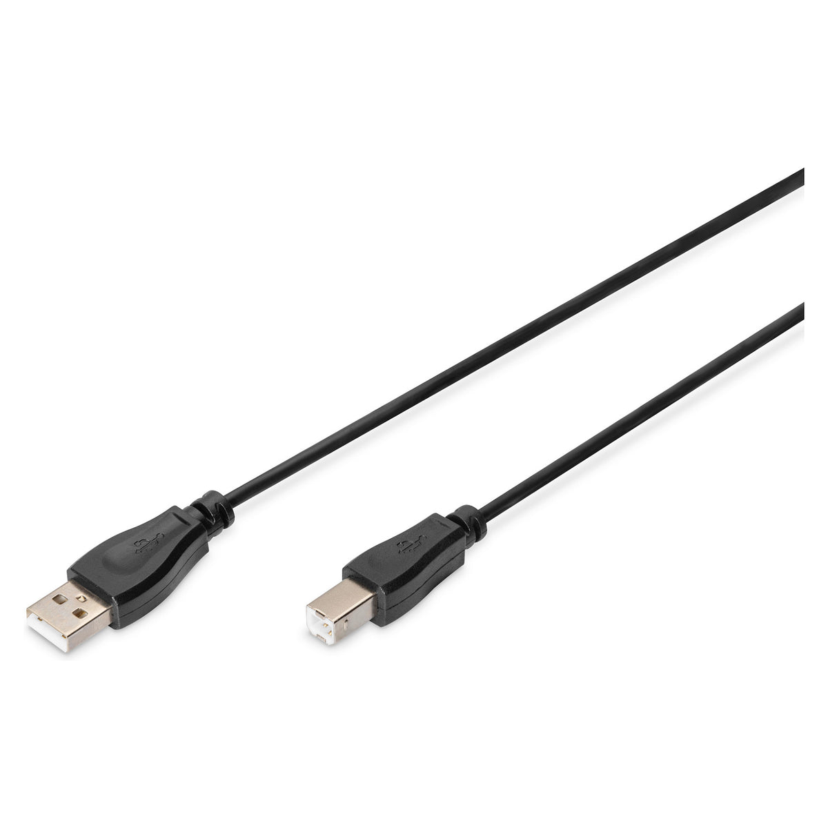 DIGITUS USB 2.0 Anschlusskabel Typ A -B St/St 3.0m sw