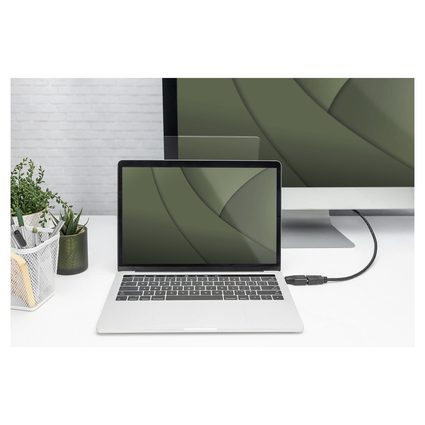 DIGITUS Adapter USB-C St.-> HDMI Bu./ 4K/30HZ 5cm