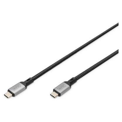 DIGITUS Anschlusskabel USB4.0/C -> C 40Gbit/s 1m schwarz