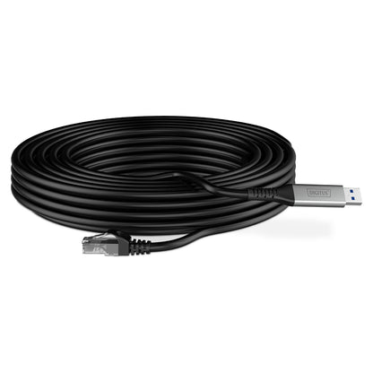 DIGITUS USB 3.2.RJ45 Ethernet Kabel 1Gbit/s 10 m
