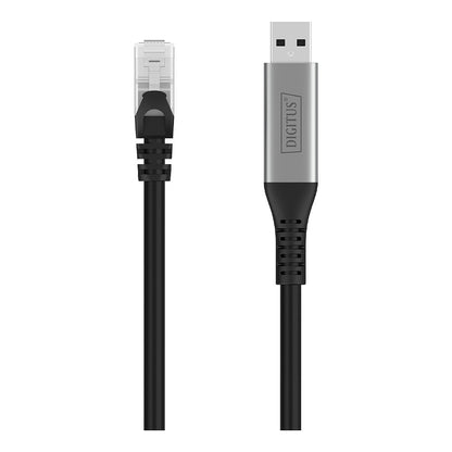 DIGITUS USB 3.2.RJ45 Ethernet Kabel 1Gbit/s 15 m