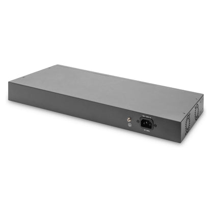 DIGITUS Switch 24-Port Gigabit Managed schwarz