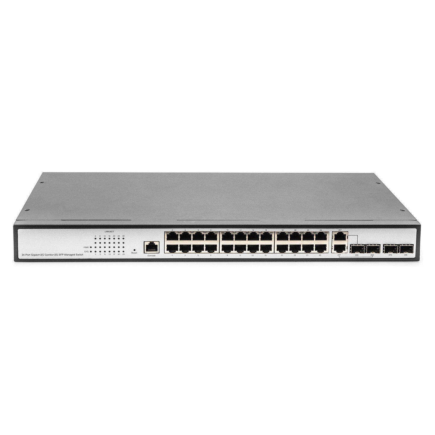 DIGITUS Switch 24-Port Gigabit Managed schwarz