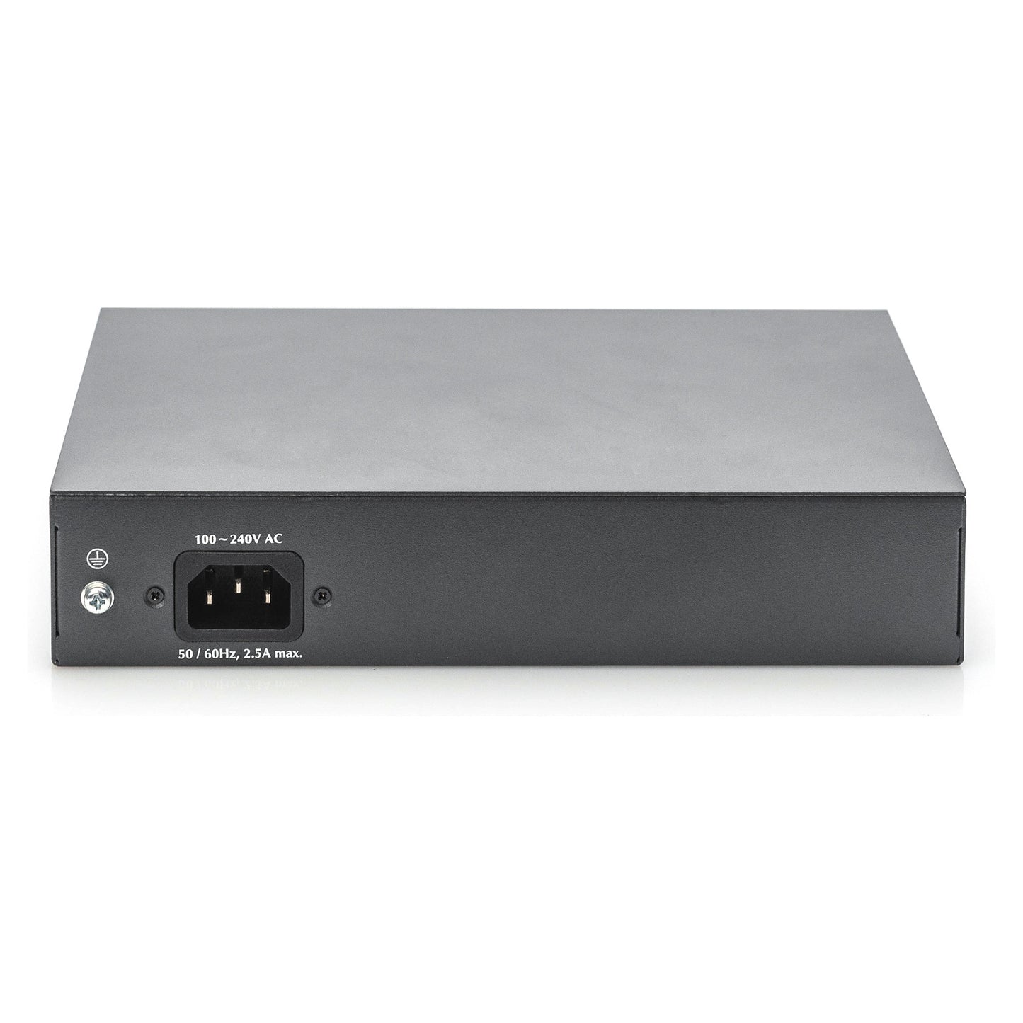 DIGITUS Switch 8-Port Gigabit 180W PoE Unmanaged schwarz