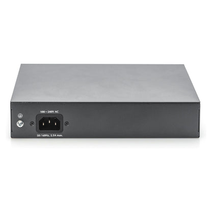 DIGITUS Switch 8-Port Gigabit 180W PoE Unmanaged schwarz