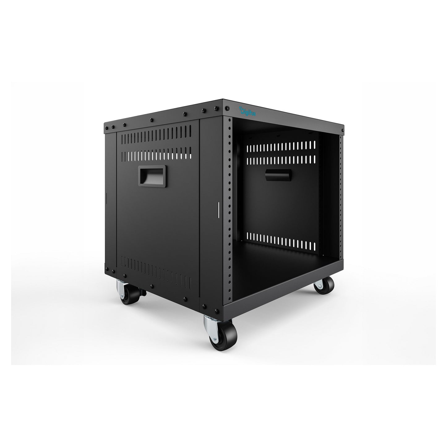 Universal 19-Zoll Equipment Rack mit Rollen, 8HE