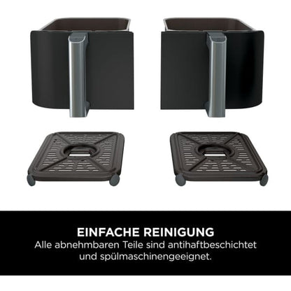 Ninja AF200EU Foodi 4-in-1 Dual Zone Heißluftfritteuse