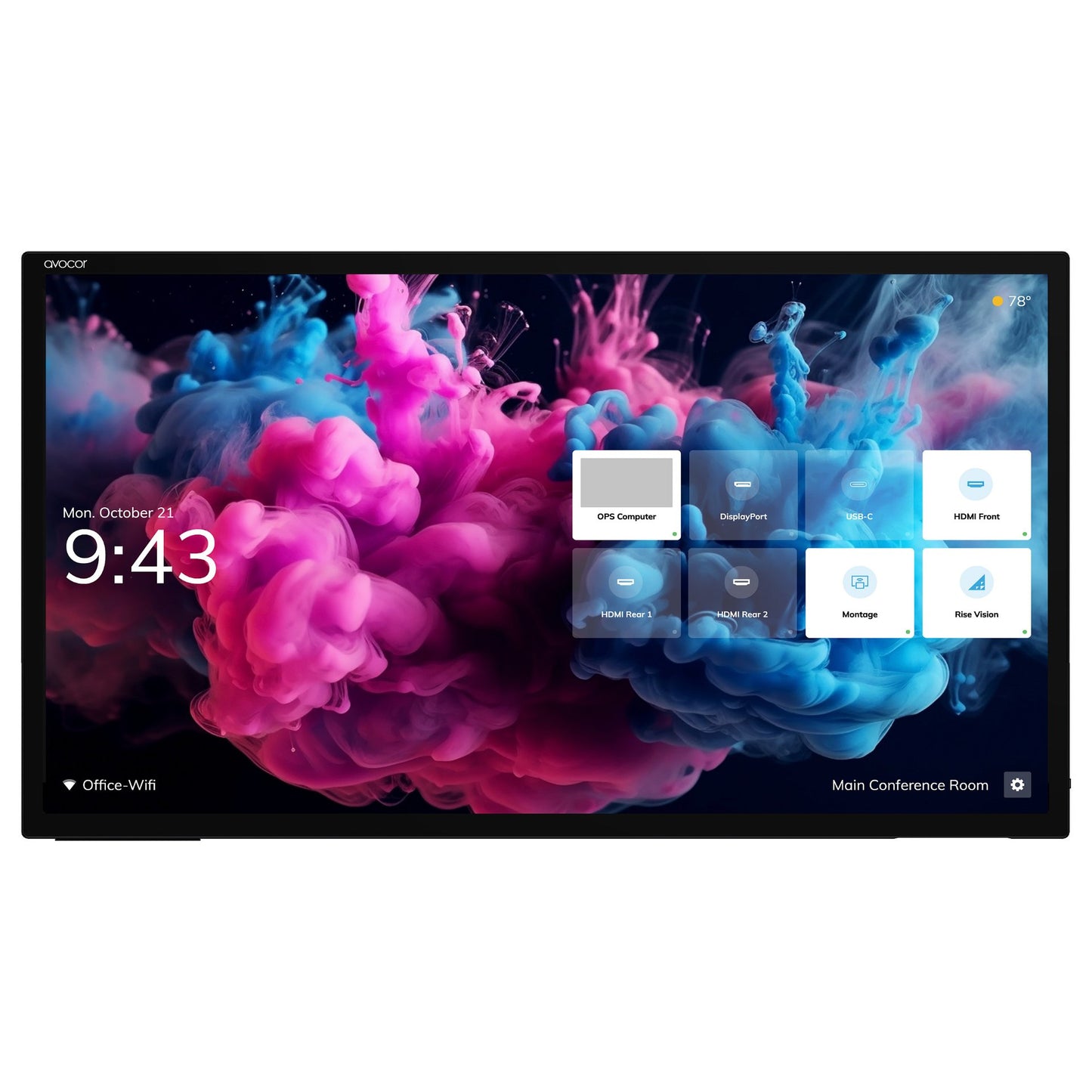 AVOCOR H Serie AVH-7520 190cm 75''/3840x2160/DP/4xHDMI/USB/TOUCH