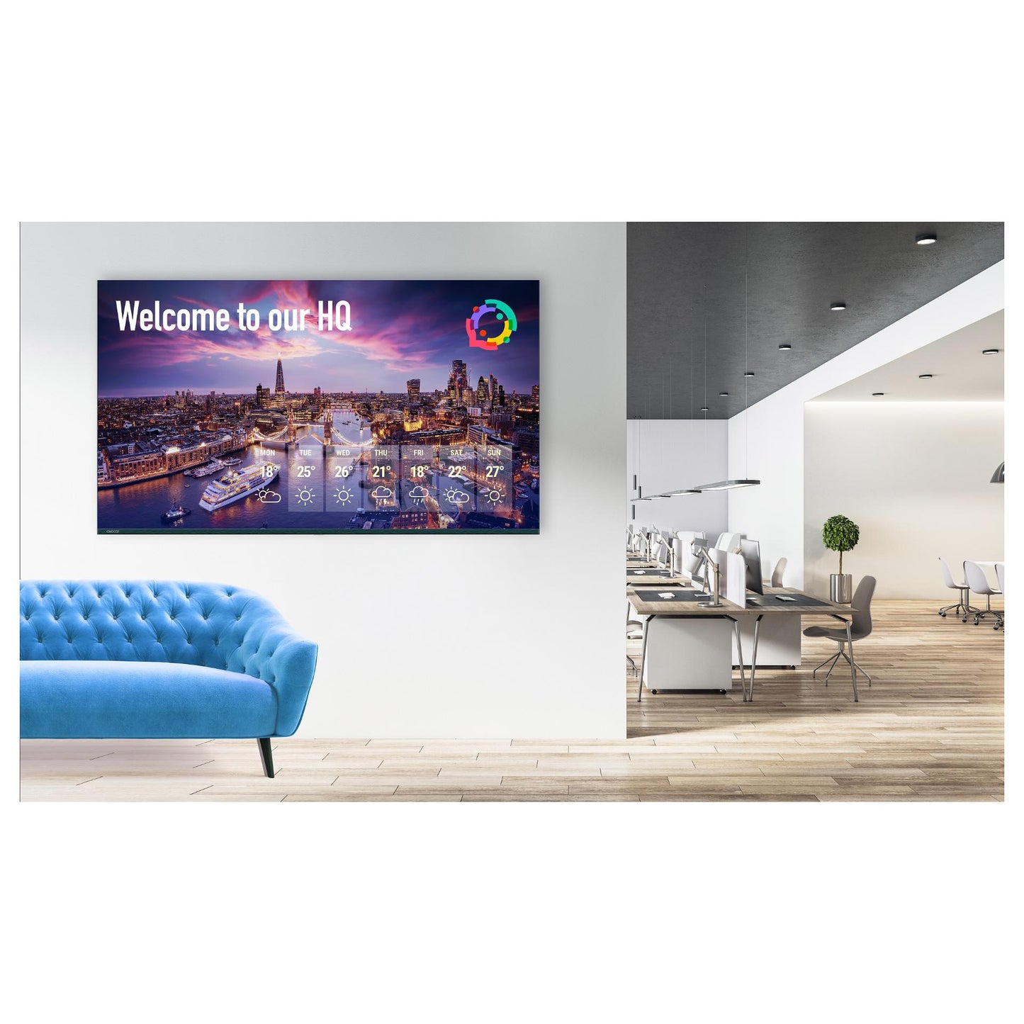 AVOCOR K Serie AVK-5510 140cm 55''/3840x2160/HDMI/USB/USB-C