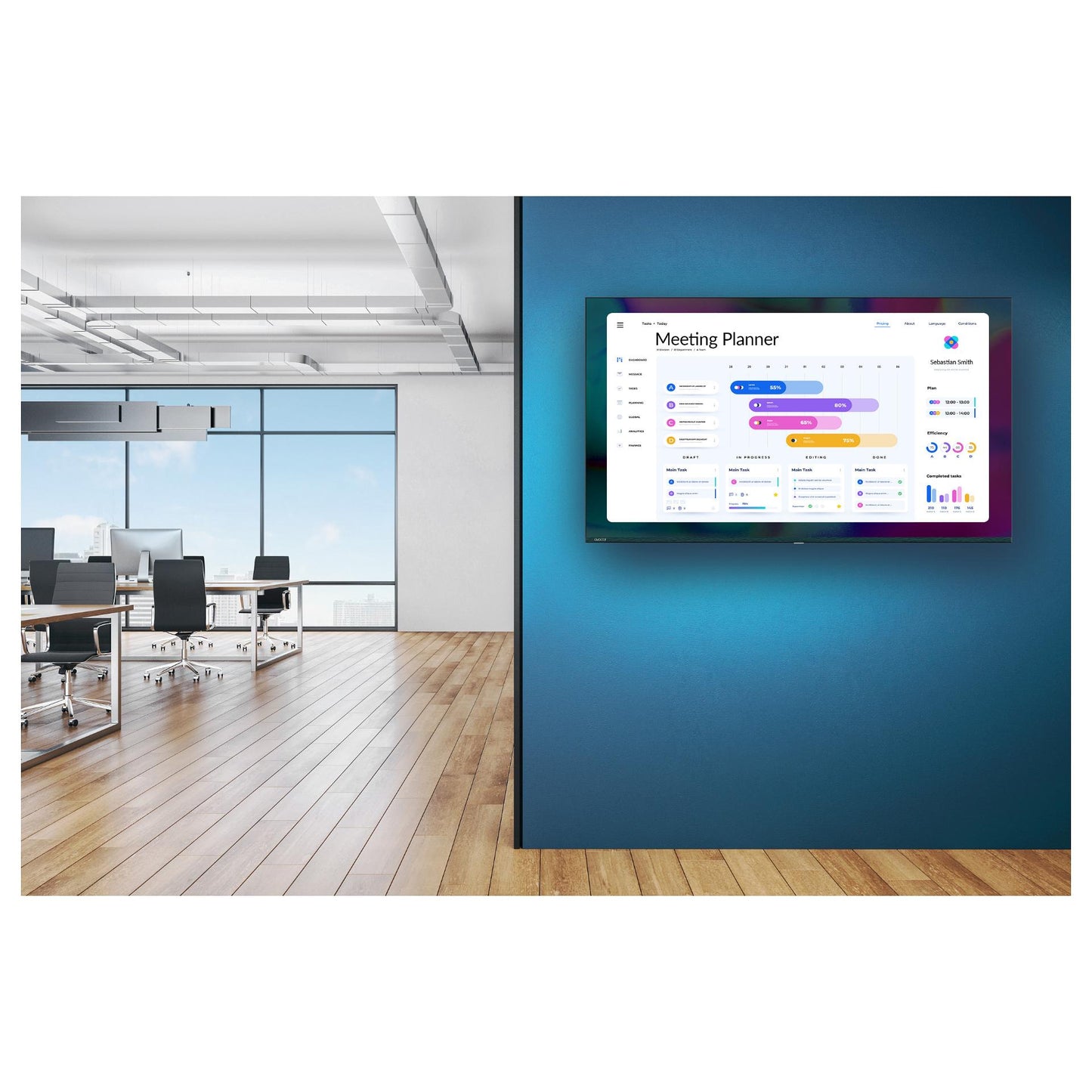 AVOCOR K Serie AVK-5510 140cm 55''/3840x2160/HDMI/USB/USB-C