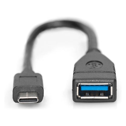 DIGITUS USB Type-C Adapter/Konverter,OTG,Type-C auf A,0,15m,