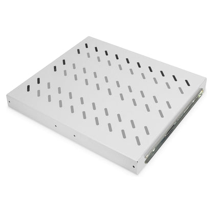 DIGITUS Fachboden 1HE 30x483x385mm bis 25kg grau ausziehbar