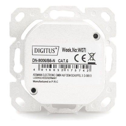 DIGITUS Aufputzdose Cat6 2xRJ45 geschirmt 5er Set weiss