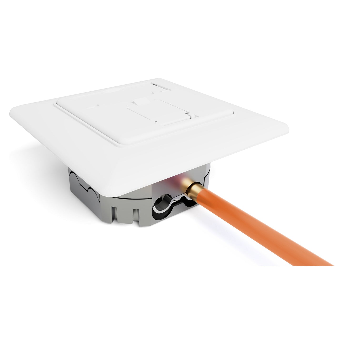 DIGITUS Netzwerkdose CAT 6A Klasse EA geschirmt 1xRJ45 weiß