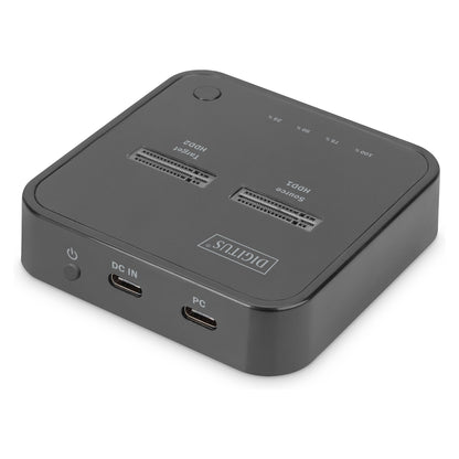 DIGITUS Dual M.2 NVMe SSD DockingStation m. SD-Exp.Kartenles