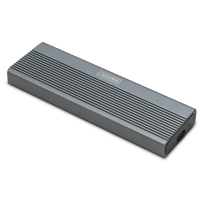 DIGITUS Gehäuse USB 3.1 Gen2 SSD M2 NVMe + SATAIII Alu